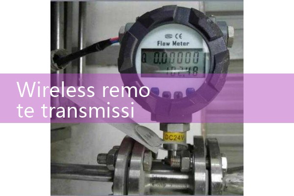 Wireless remote transmission electromagnetic flowmeter